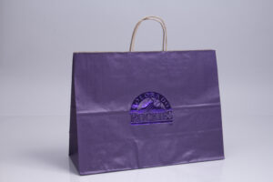 Custom Colorado Rockies shopping bag