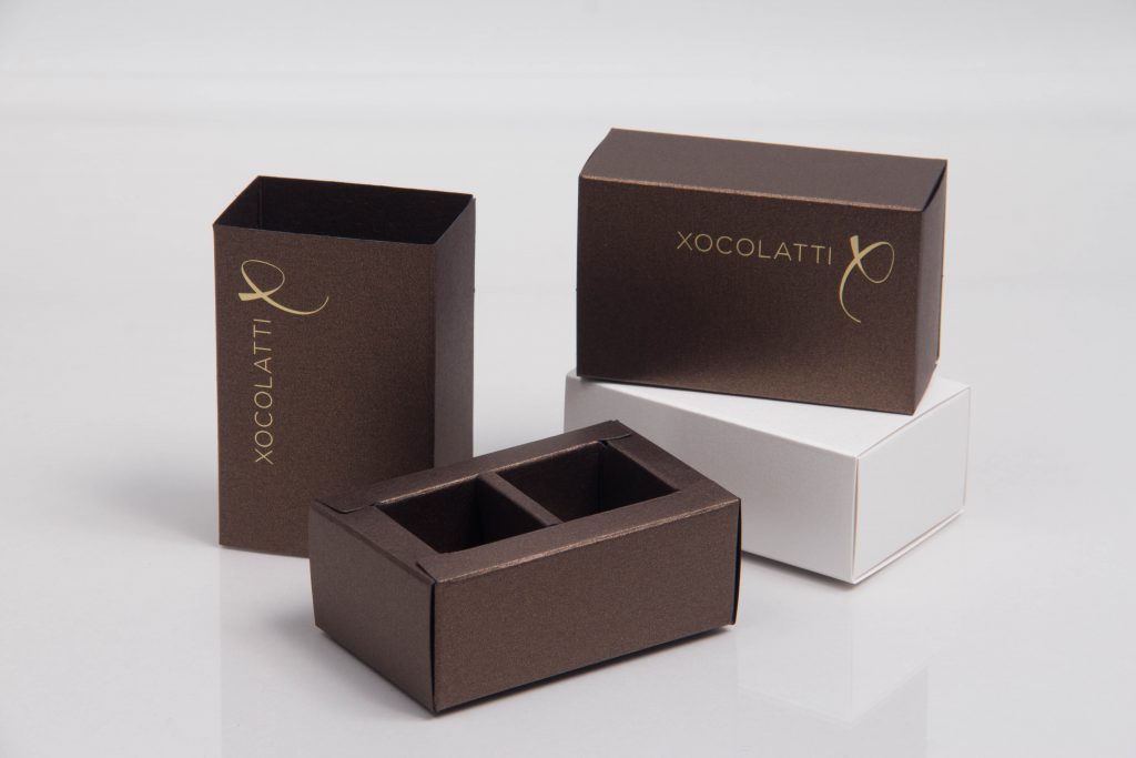 Custom printed chocolate box