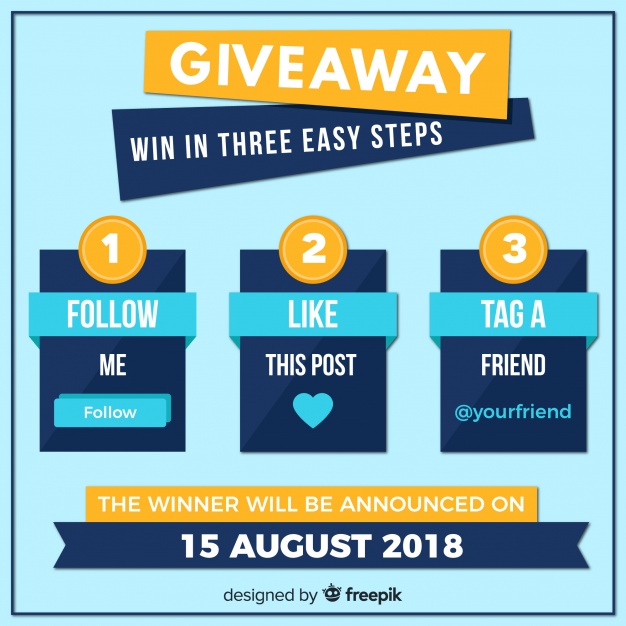 Example of a giveaway Instagram post