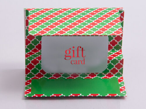 Christmas design gift card folders
