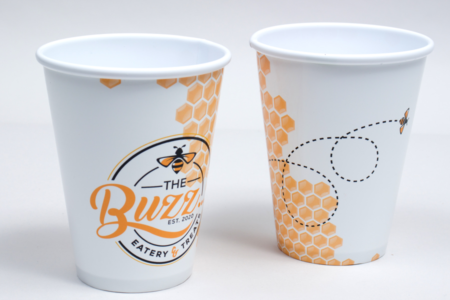 custom branded paper cups