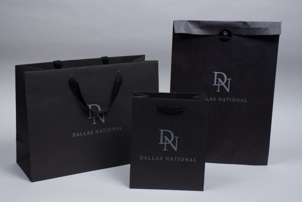 Dallas National Hot Stamp Bags and Label