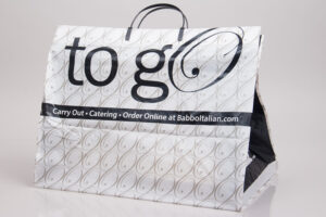 Custom Babbos Takeout Poly Bags